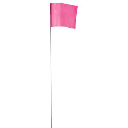 Milwaukee Tool 2.5 in. x 3.5 in. Pink Flag Stakes 78-003